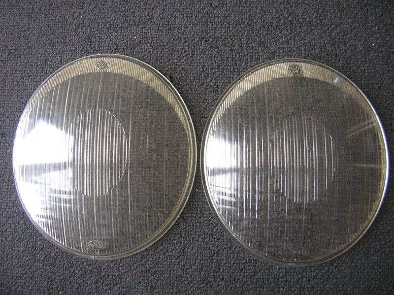 Buy EARLY HELLA HEADLIGHT LENSES HEB HEBMÜLLER VW SPLIT COX BEETLE