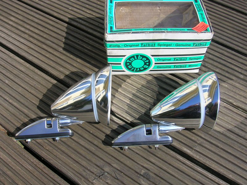 TALBOT MIRRORS PORSCHE 356 911 SPIEGEL MB 190SL 300 NOS eBay